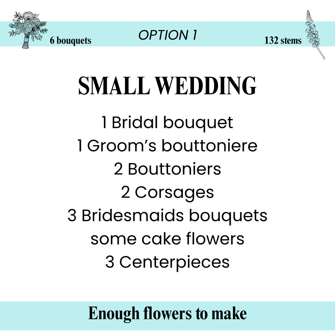 Lady in Red - 6 Premade Bouquets