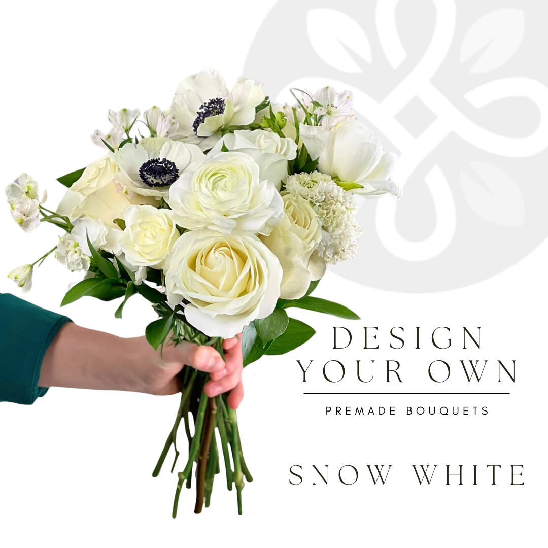 Snow White Color Palette - 8 Premade Bouquets