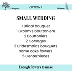 Mother of Peach - 8 Premade Bouquets