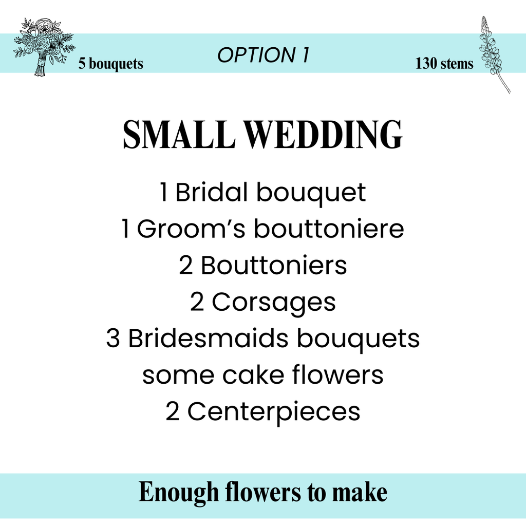 Buttercup - 5 Premade Bouquets