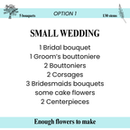 Buttercup - 5 Premade Bouquets