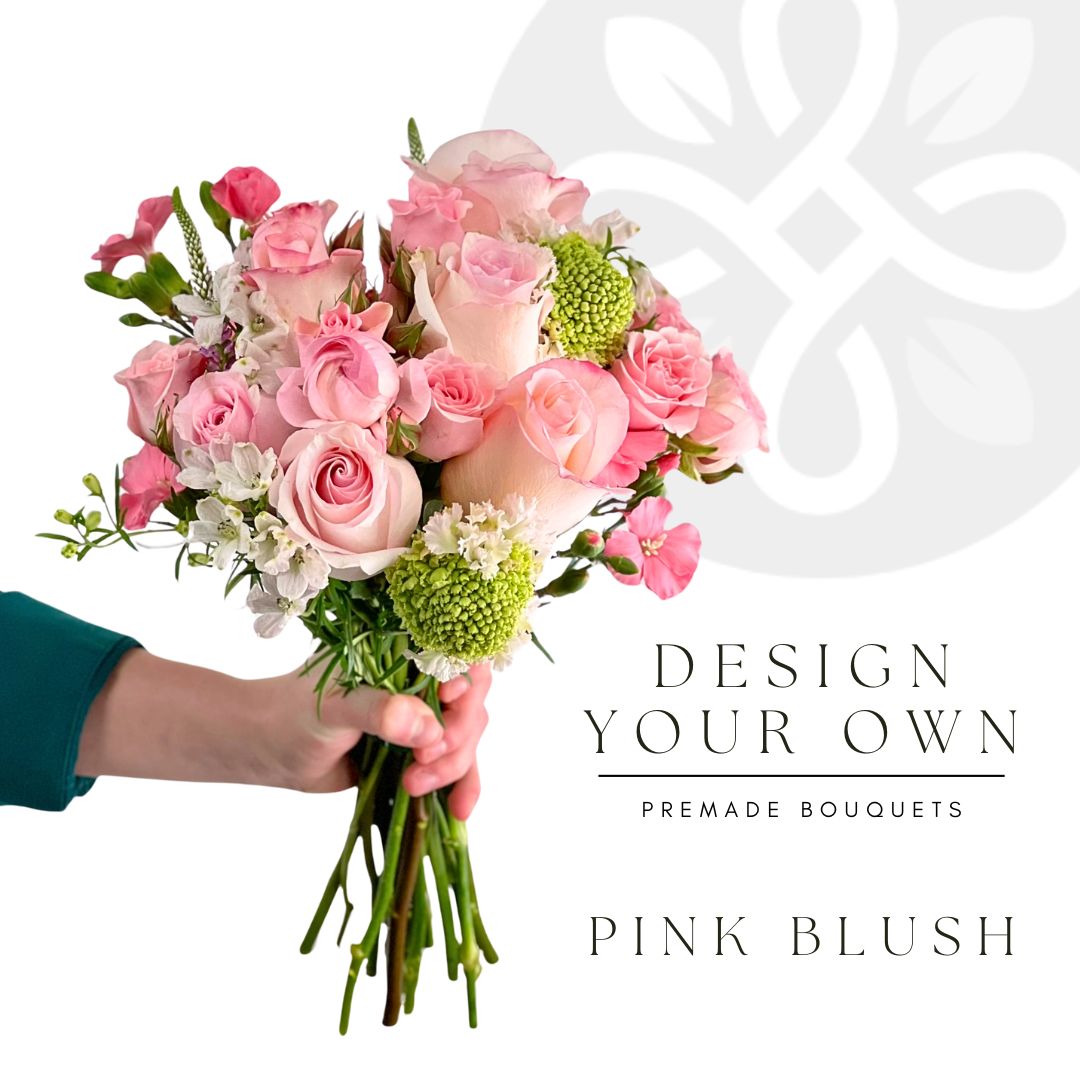 Blush Pink Color Palette - 8 Premade Bouquets