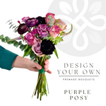 Purple Posy Color Palette - 6 Premade Bouquets