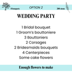 Mother of Peach - 8 Premade Bouquets