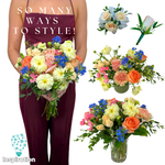 Garden Party - 8 Premade Bouquets