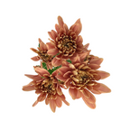 Pom Cushion Peach Veronica