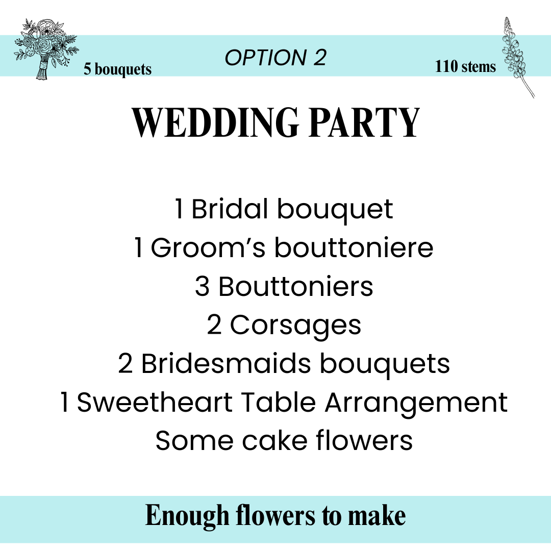 Campfire Glow - 5 Premade Bouquet