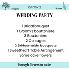 Buttercup - 5 Premade Bouquets