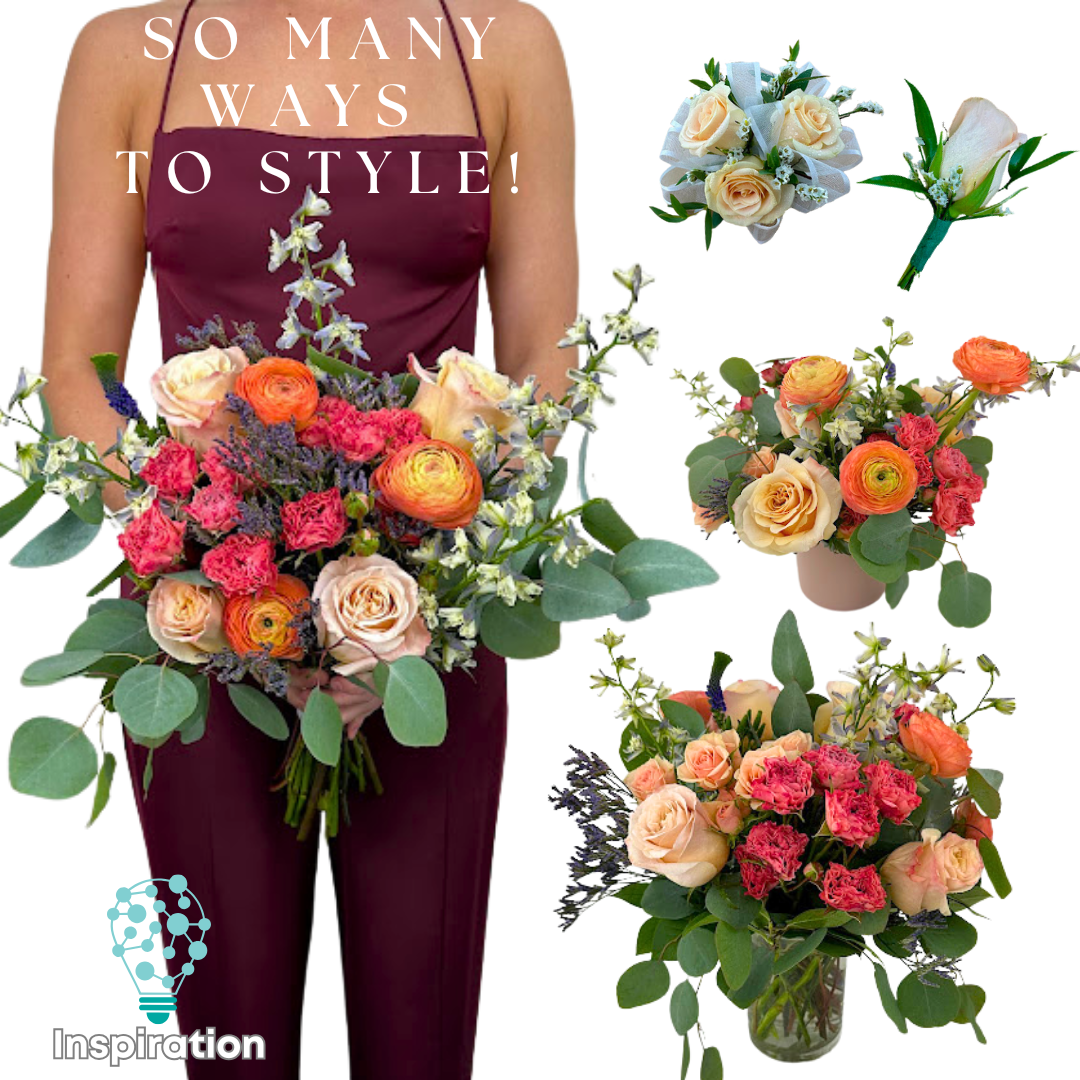 Mother of Peach - 8 Premade Bouquets