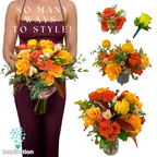 Star Burst - 8 Premade Bouquets