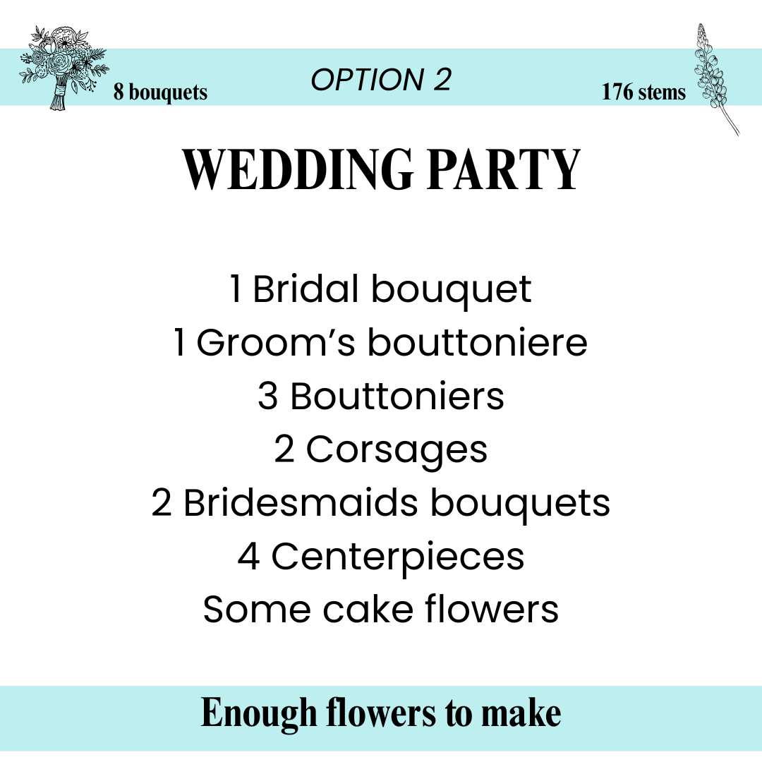 Red Romance Color Palette - 8 Premade Bouquets