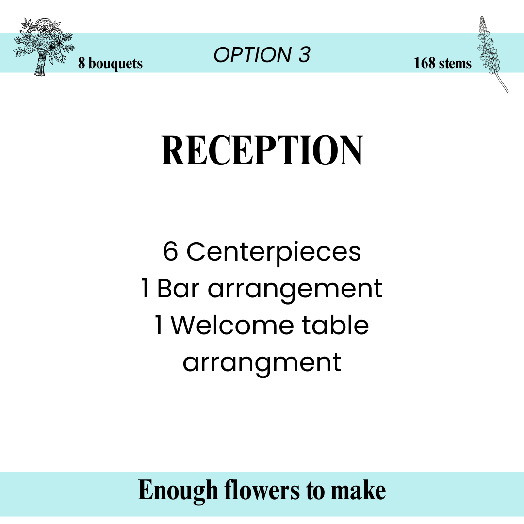 Blush Pink Color Palette - 8 Premade Bouquets