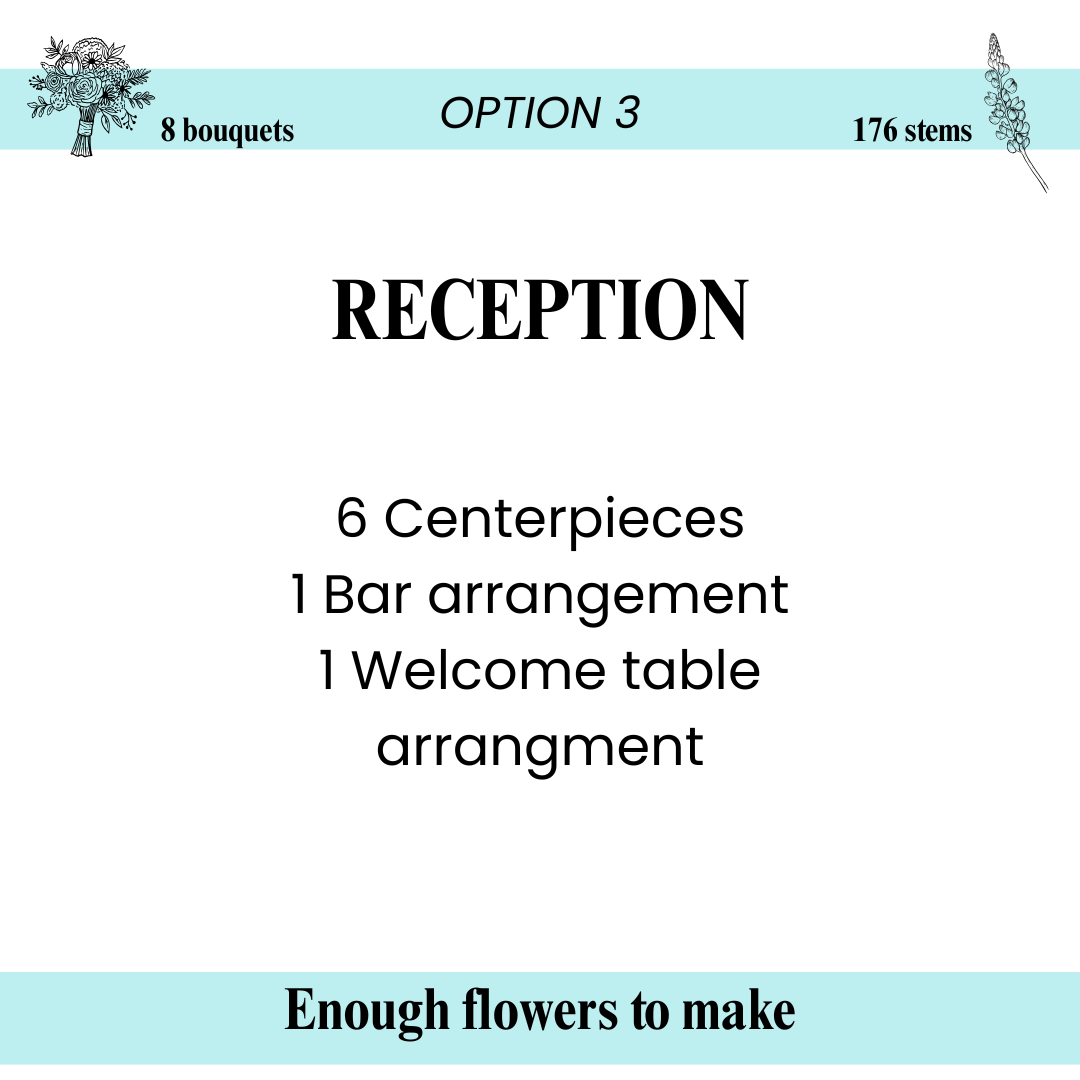 Red Romance Color Palette - 8 Premade Bouquets