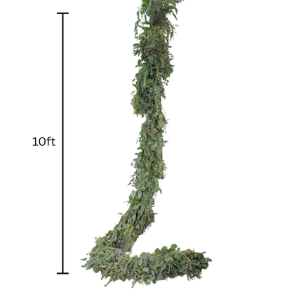 Mixed Eucalyptus Garland 10ft