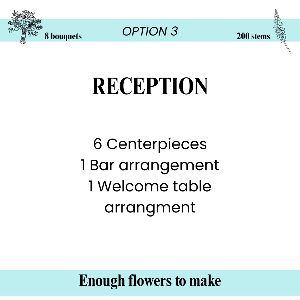 Mother of Peach - 8 Premade Bouquets