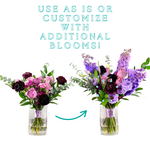 Purple Posy Color Palette - 6 Premade Bouquets