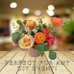 Mother of Peach - 8 Premade Bouquets