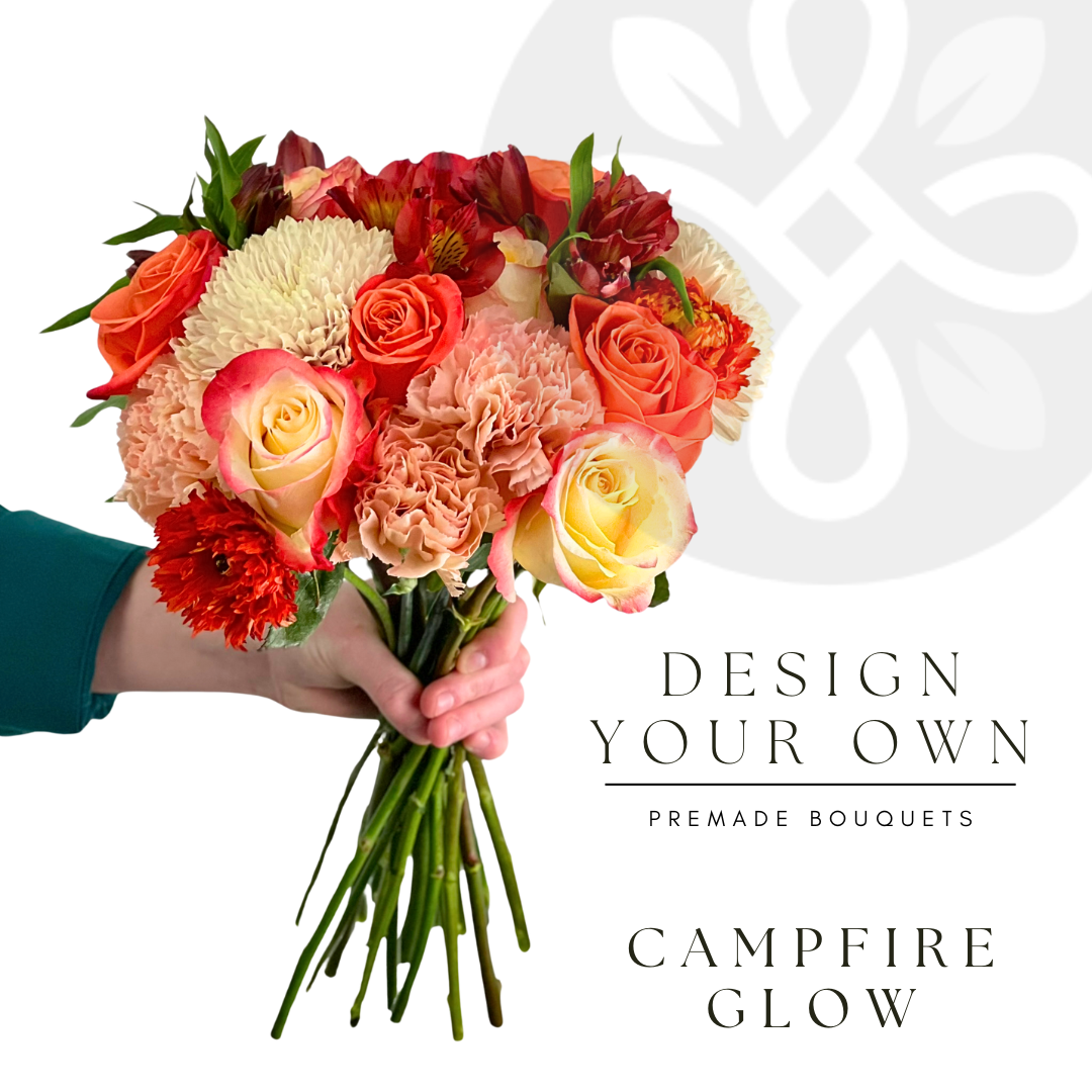 Campfire Glow - 5 Premade Bouquet