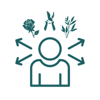 Icon of a floral designer