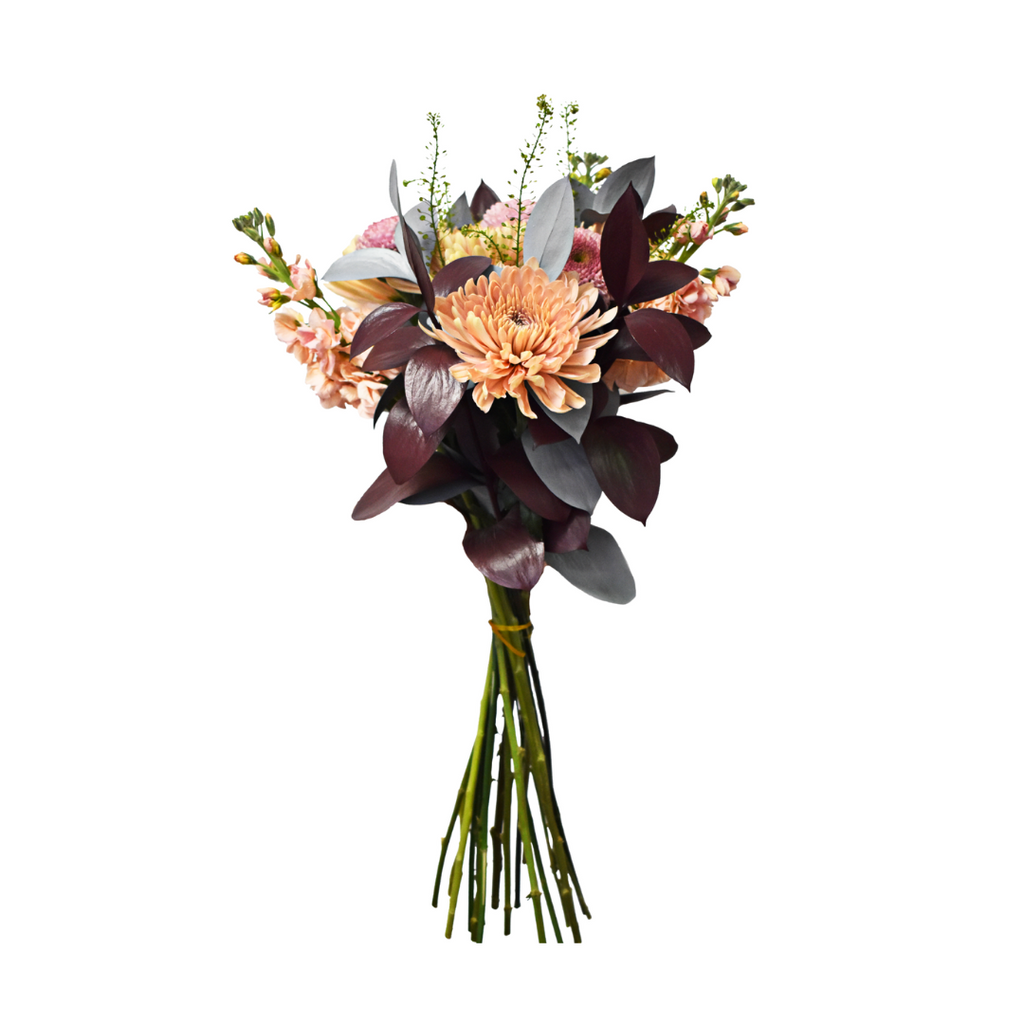 Fall-time Blush Bouquet – Soft Autumn Elegance