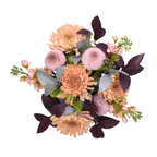 Fall-time Blush Bouquet – Soft Autumn Elegance