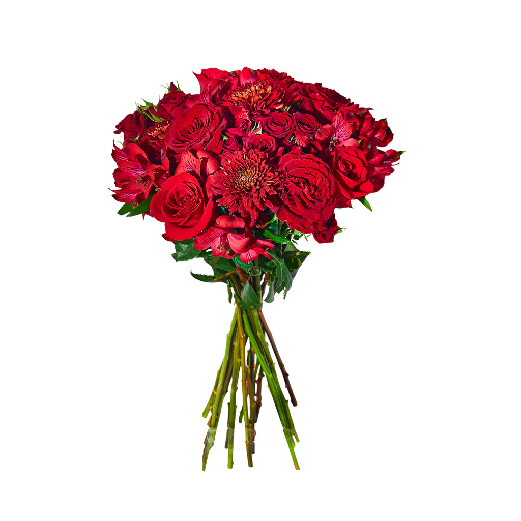Passion Bouquet – Bold Romance in Red (50cm)