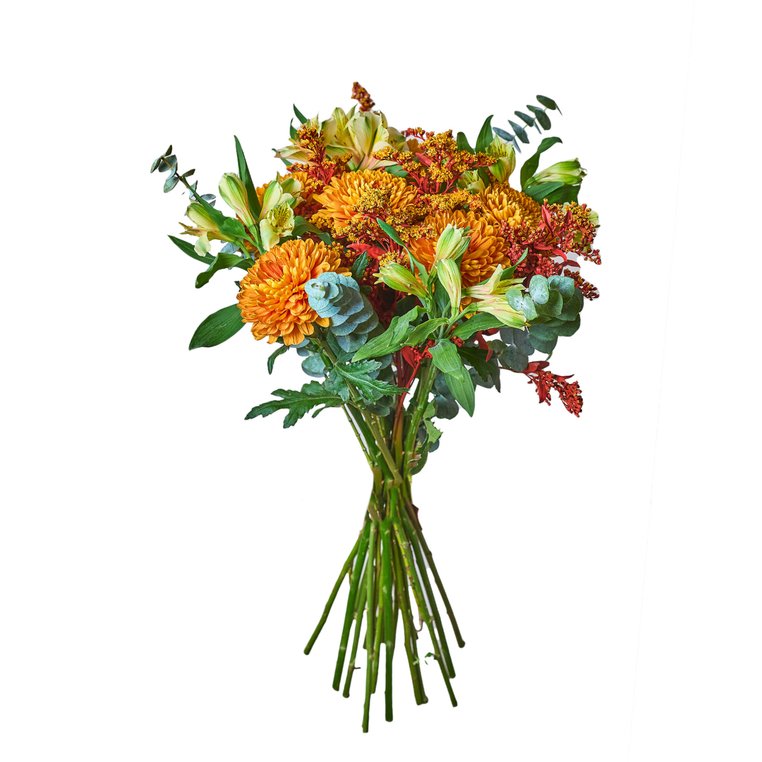 Pumpkin Fall Bouquet – Seasonal Warmth with Elegant Texture