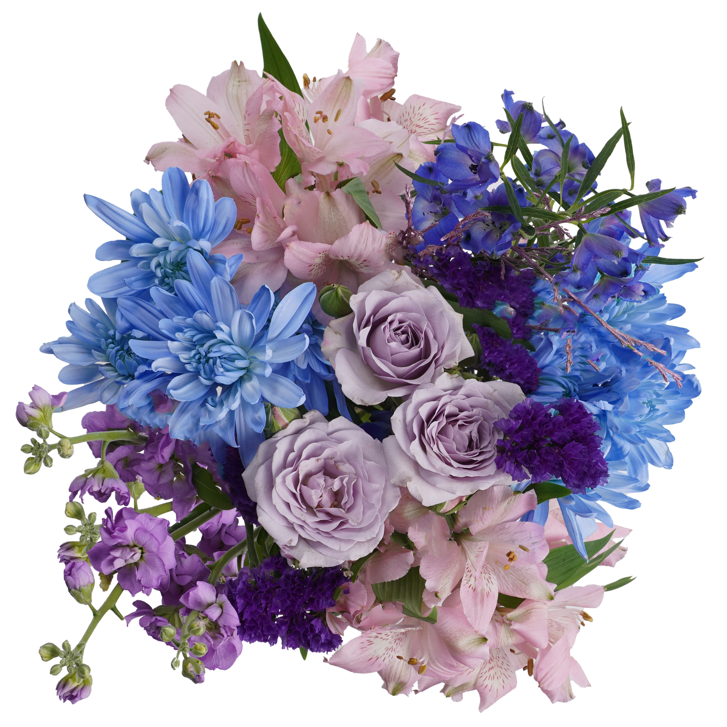 Frosted Twilight Bouquet – Cool Elegance, Gentle Light