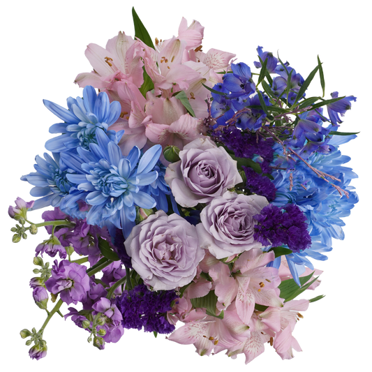 Frosted Twilight Bouquet – Cool Elegance, Gentle Light