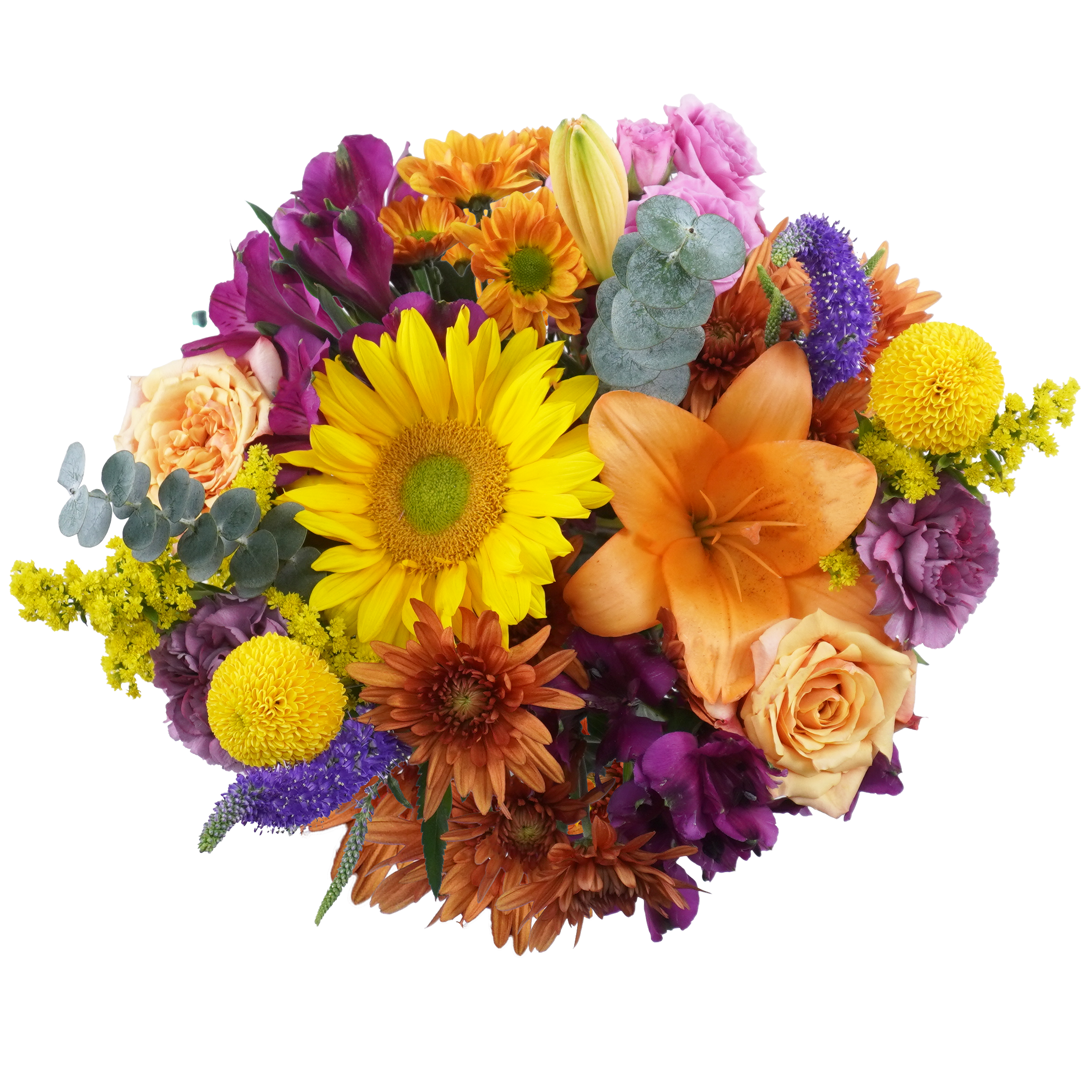 Golden Dust Bouquet – A Burst of Radiant Warmth