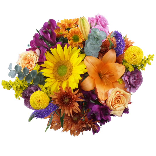 Golden Dust Bouquet – A Burst of Radiant Warmth