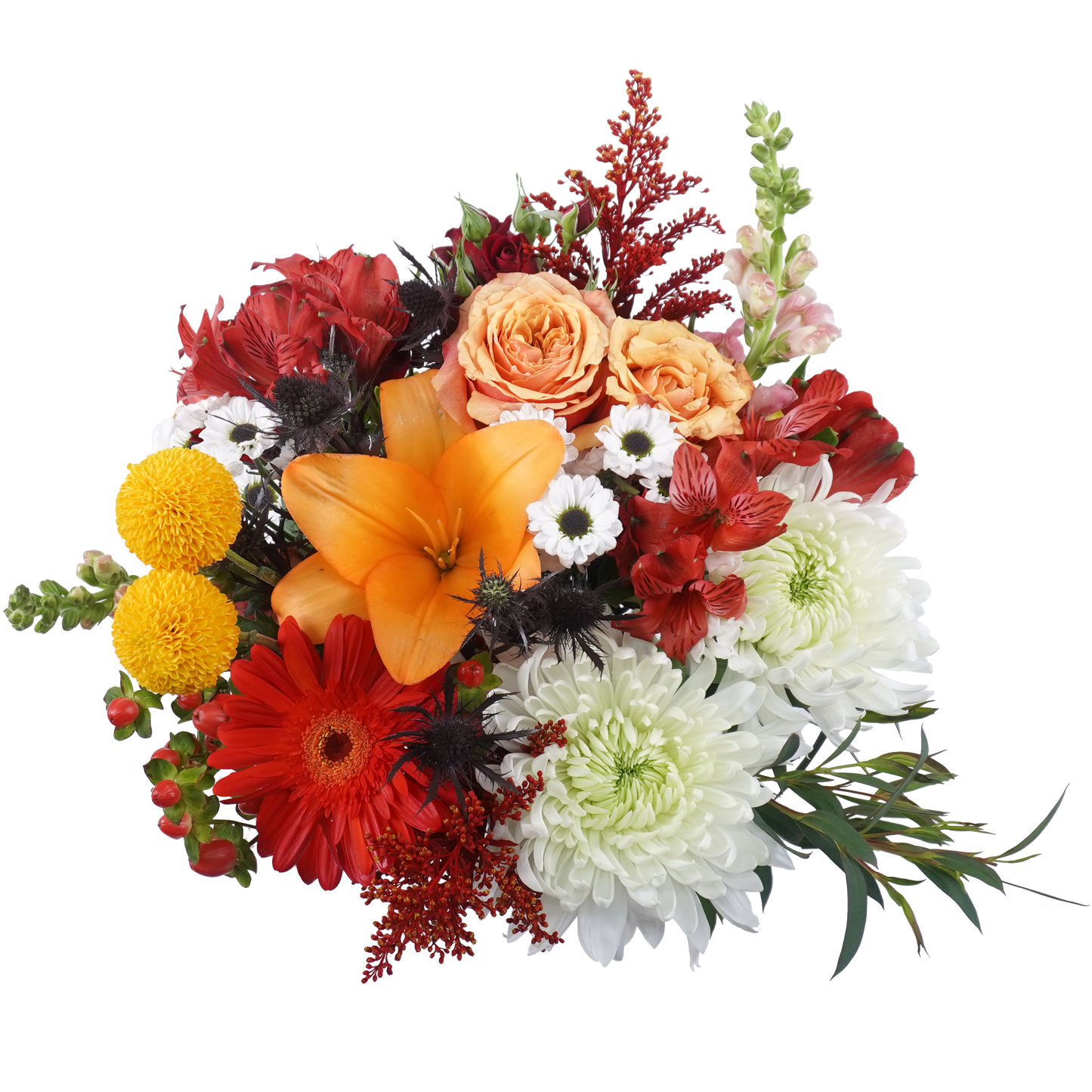 Honey Rust Bouquet – Warm, Rustic, and Glowing