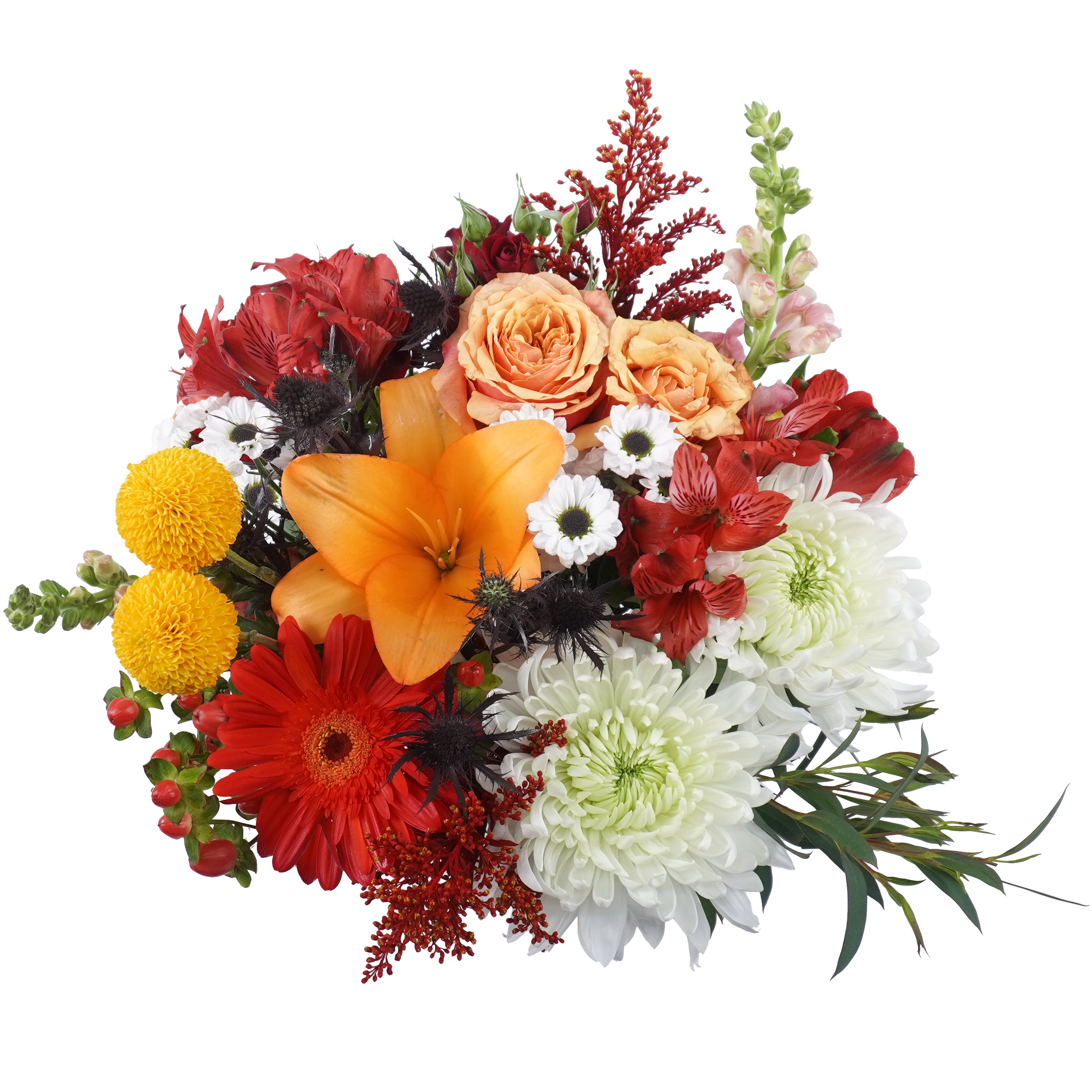 Honey Rust Bouquet – Warm, Rustic, and Glowing