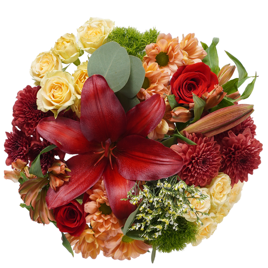 Nutmeg Kiss Bouquet – Warm Romance, Autumn Glow