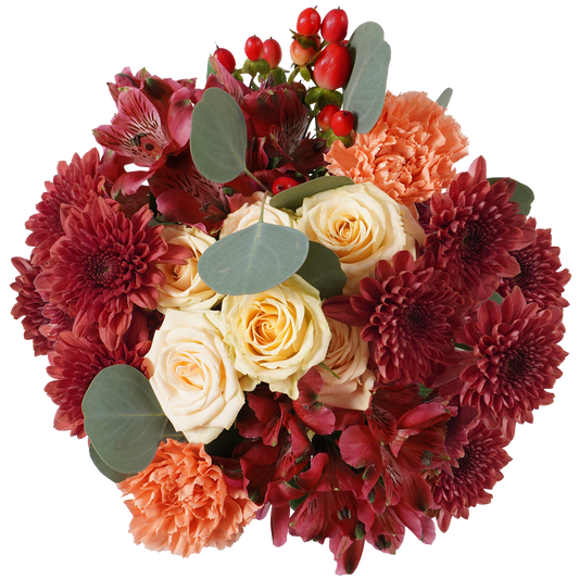 Peach Horizon Bouquet – Warmth Meets Elegance