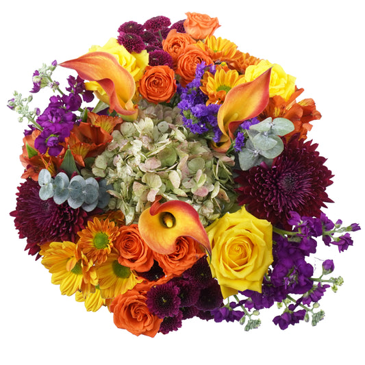 Rust Dream Bouquet – Earthy Opulence and Warm Contrast