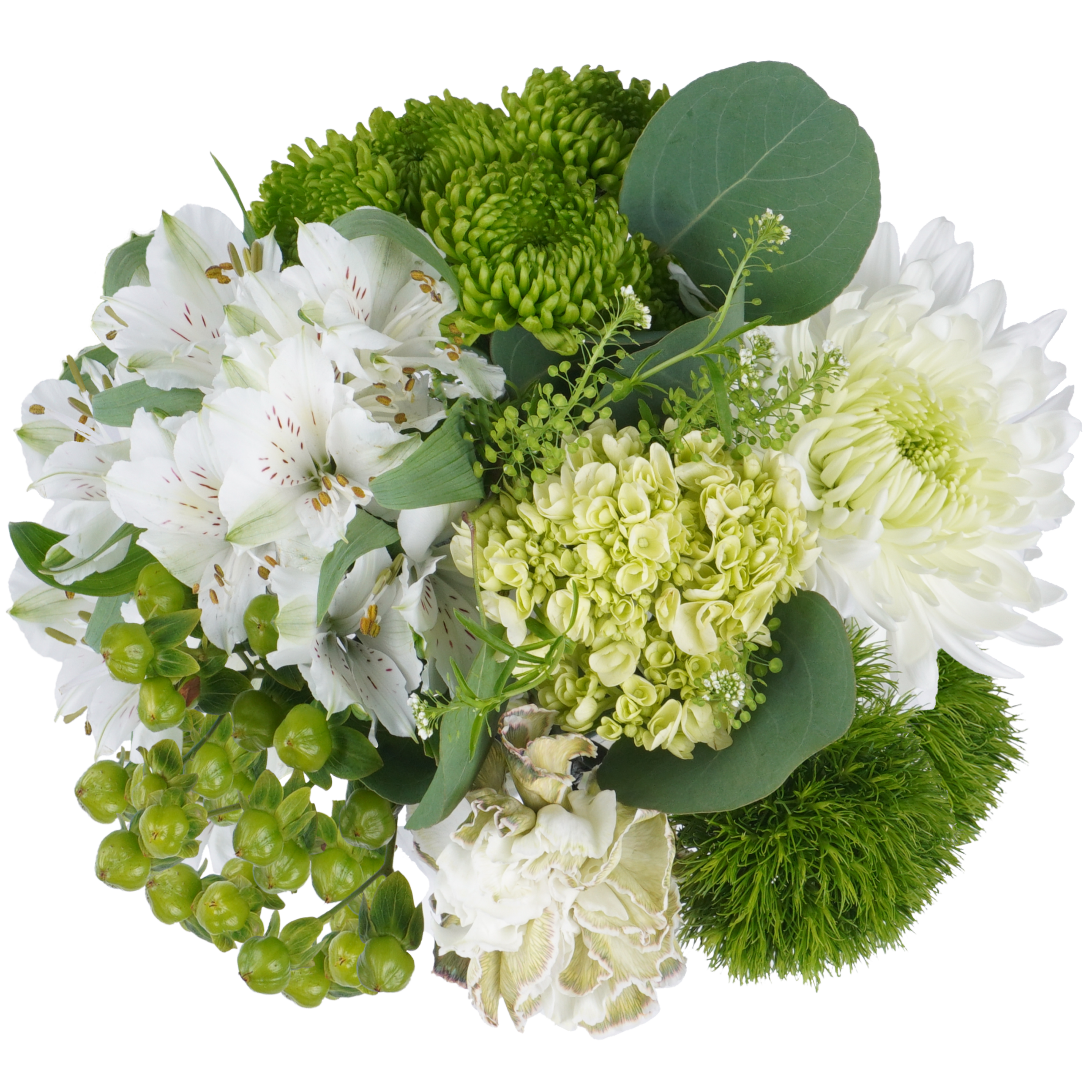Safe Place Bouquet – Tranquil Greens and Natural Calm
