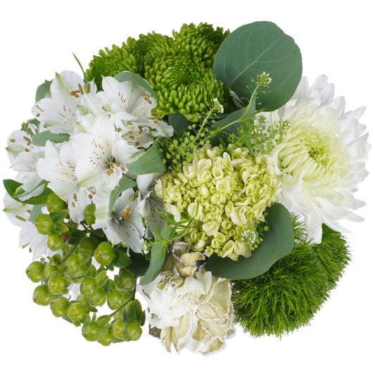Safe Place Bouquet – Tranquil Greens and Natural Calm