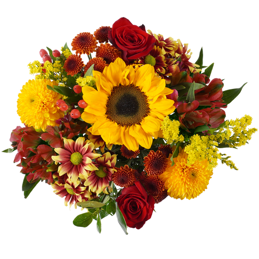 Sunlit Meadow Bouquet – Golden Fields and Rustic Charm