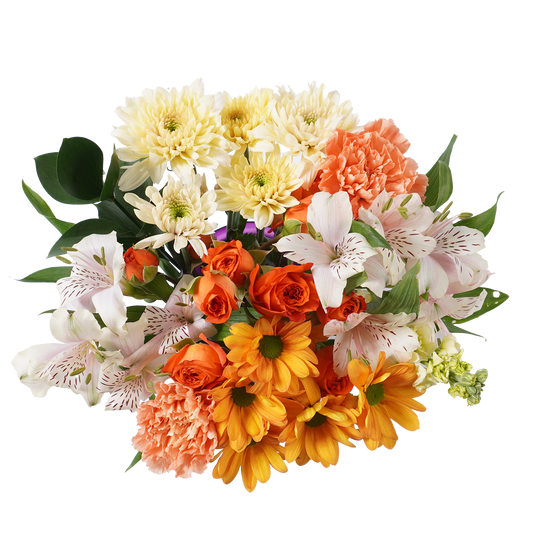 Sunset Splendor Bouquet – Gentle Warmth and Soft Glow