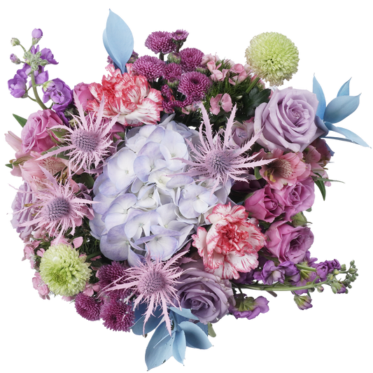 Velvet Smile Bouquet – Whimsical Elegance in Pastel Tones