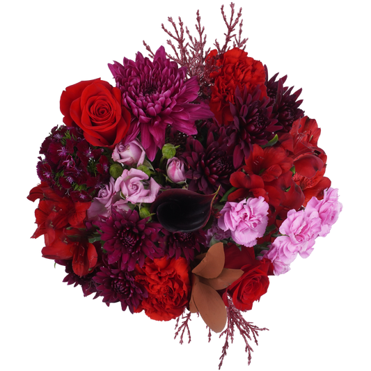 Velvet Night Bouquet – Sophisticated Romance and Mystery