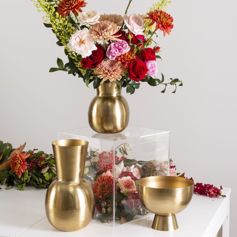 Golden Love Vase Small