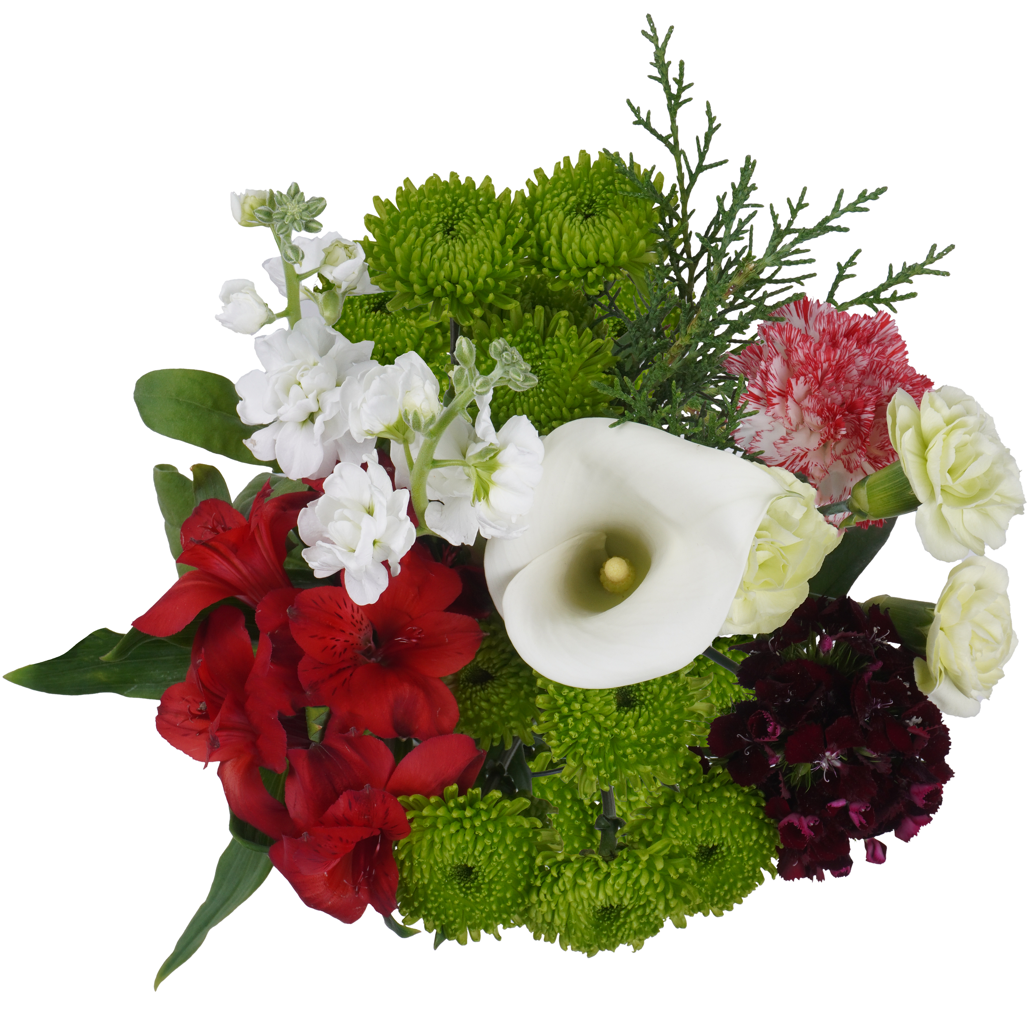 Snowbound Dreams Bouquet – Frosty Elegance and Cheer