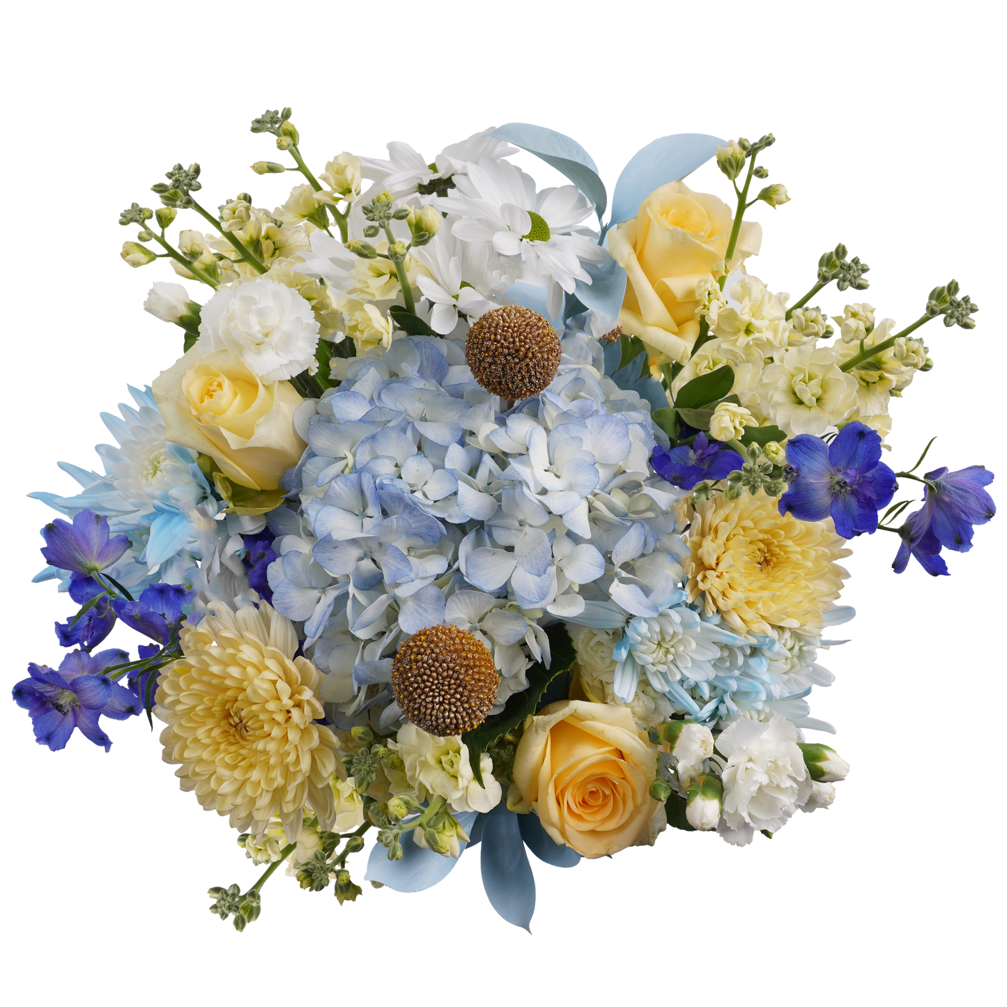 Snowlight Glow Bouquet – Soft Winter Radiance