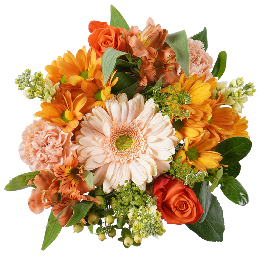 Tangerine Magic Bouquet – A Burst of Warm Joy